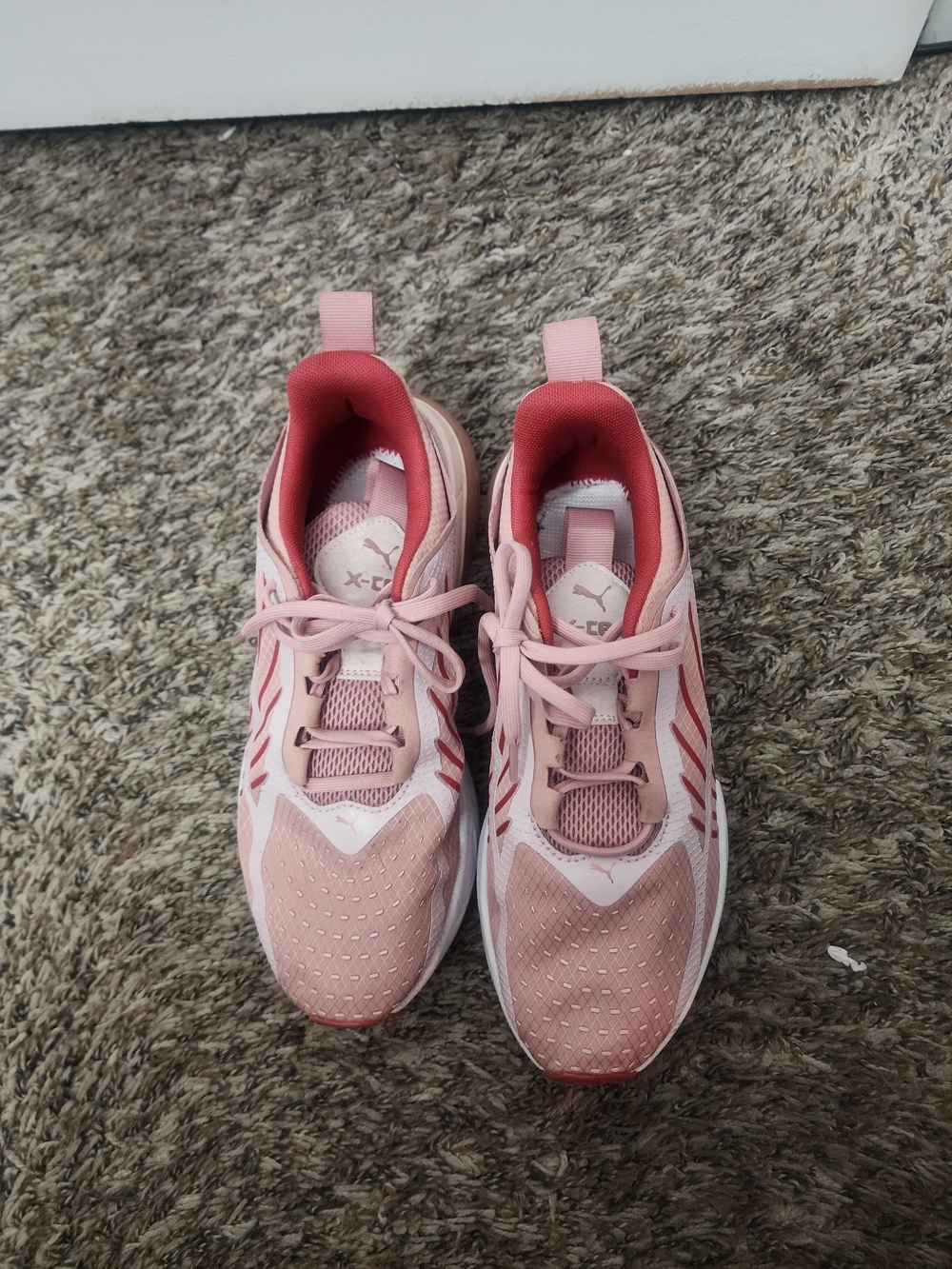 Puma Pink Athletic Sneakers - Breathable Cushioned Runner